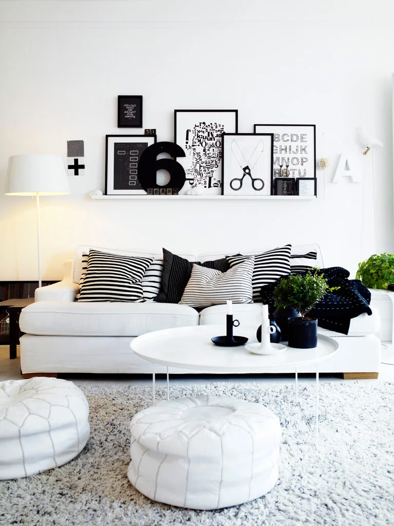 Black and White Contemporary Interior Designs