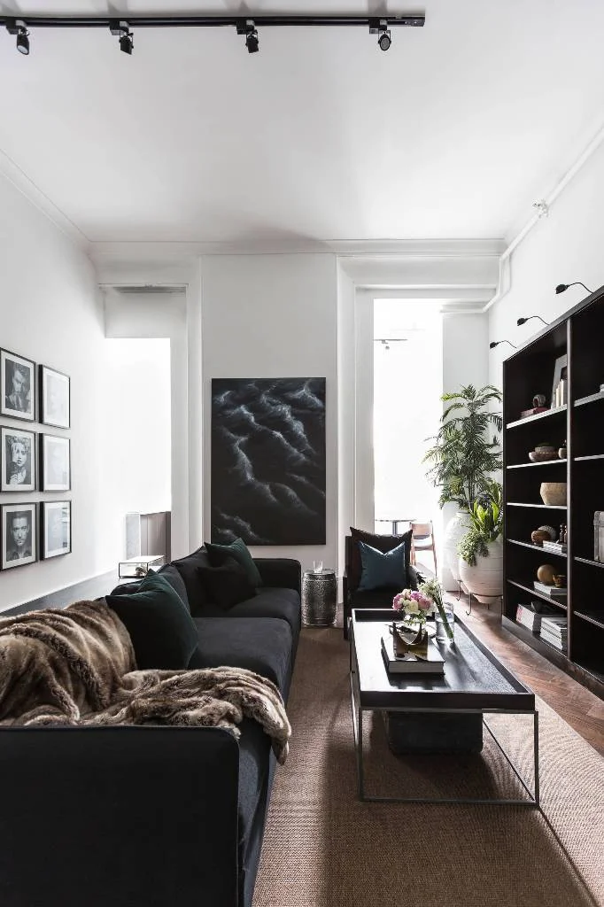Living Room Ideas Dark Wood Floor