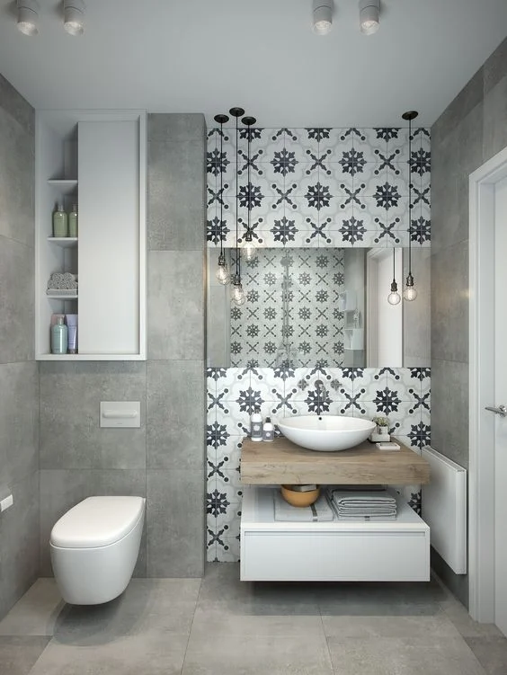 dark tile bathroom ideas