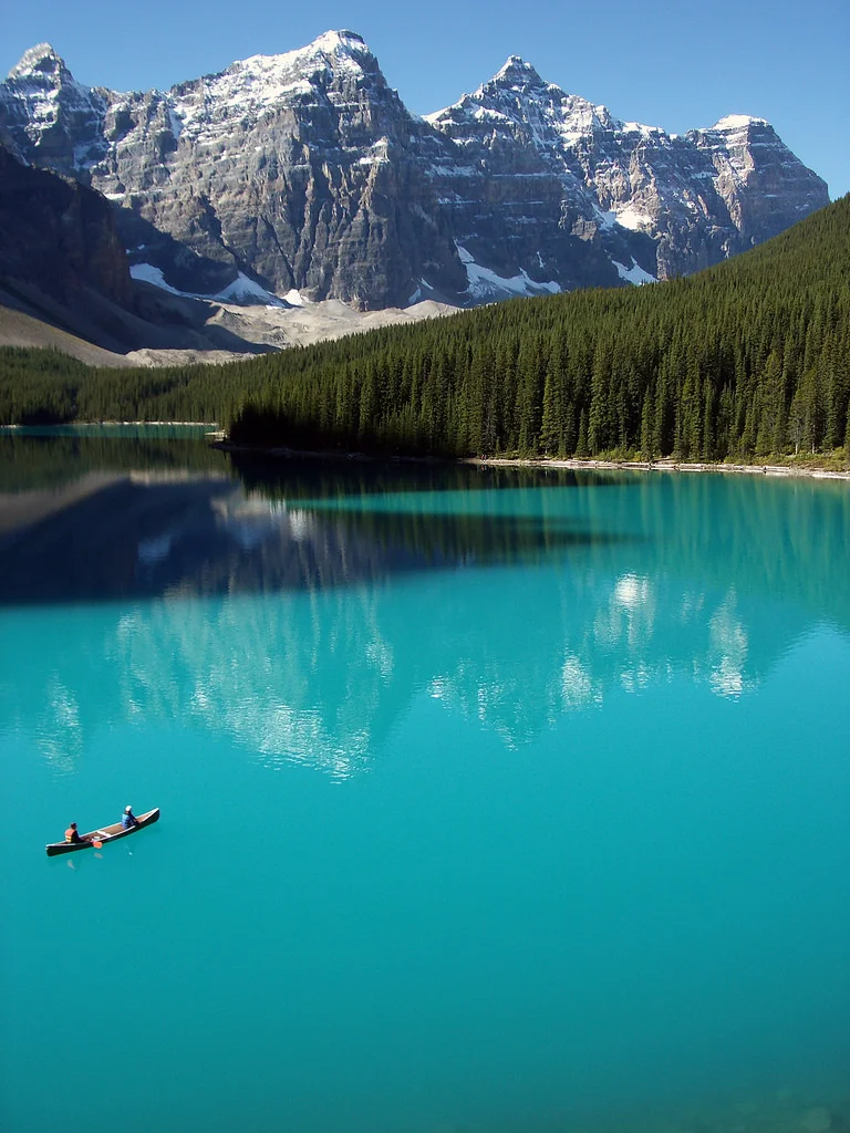 Banff National Park Moraine Lake in June