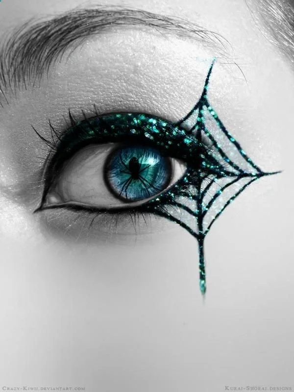 Glitter Spider Eye