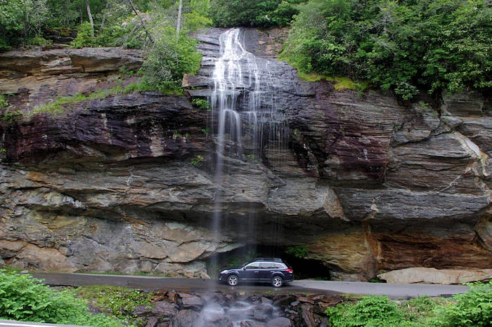Bridal Veil Falls Highlands NC