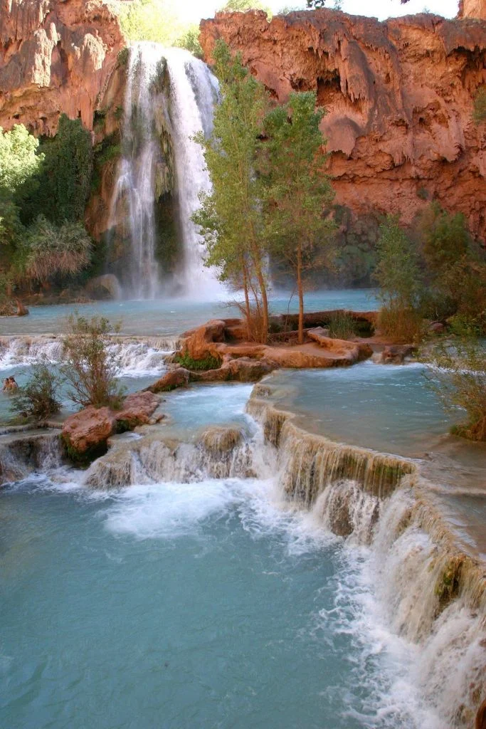 Havasu Falls Grand Canyon trip features waterfalls