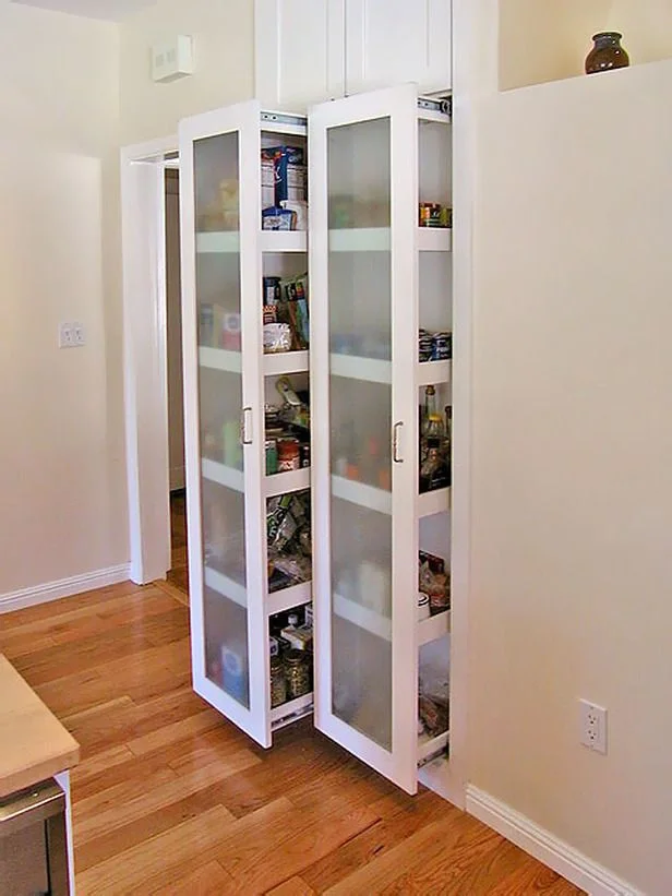 Sliding Pantry Doors Contemporary Kitchens