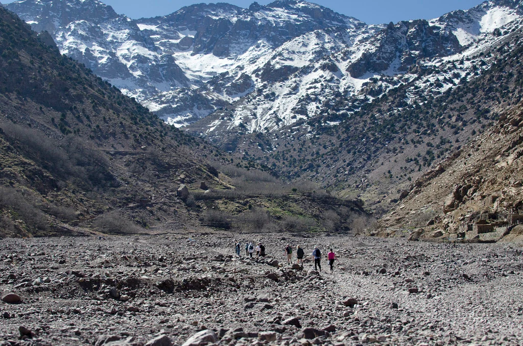 Towards Jbel Toubkal Climbing, Hiking Mountaineering