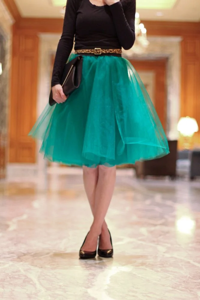 An Easy Tulle Skirt Tutorial
