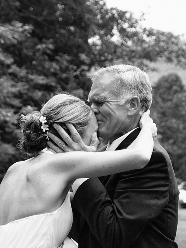 Dad Daughter First Look Wedding Photography