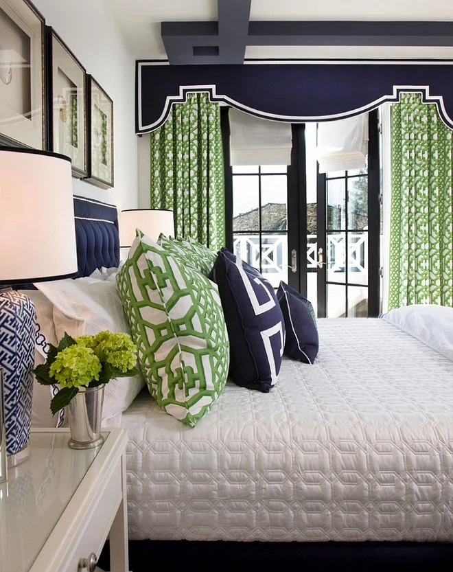Green Window Curtains