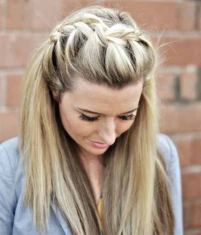 Hair DIY Drape French Braid