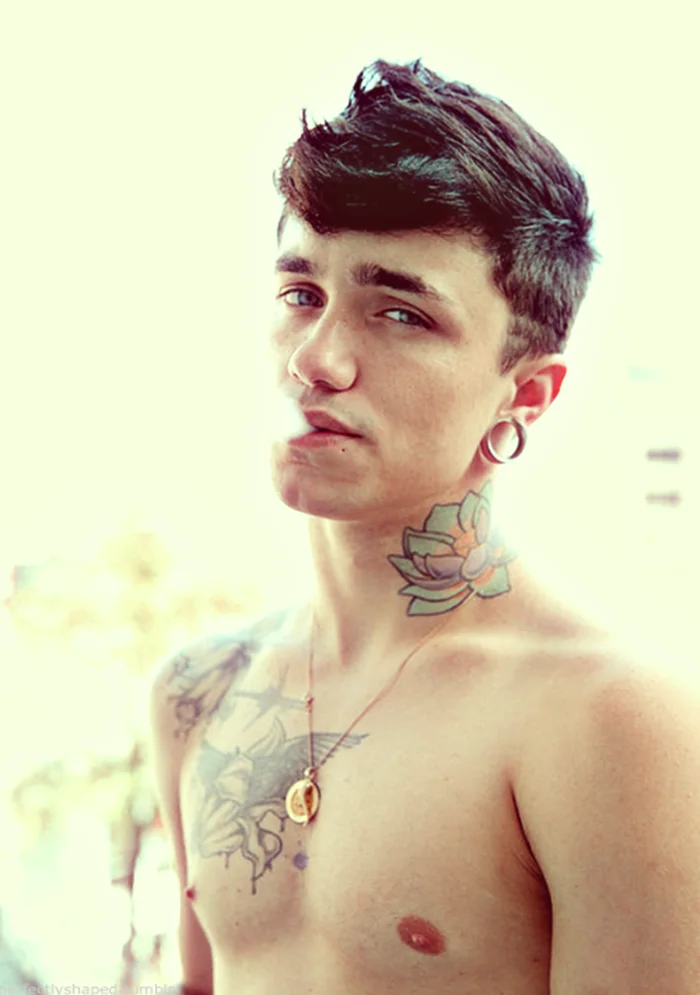 Lotus Back Neck Tattoos