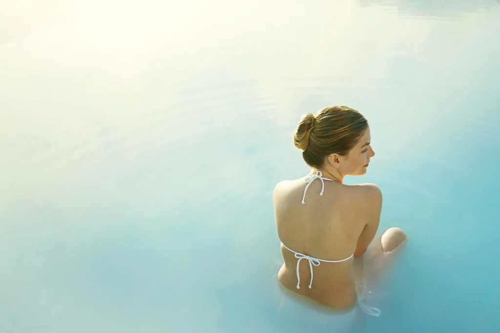 blue water