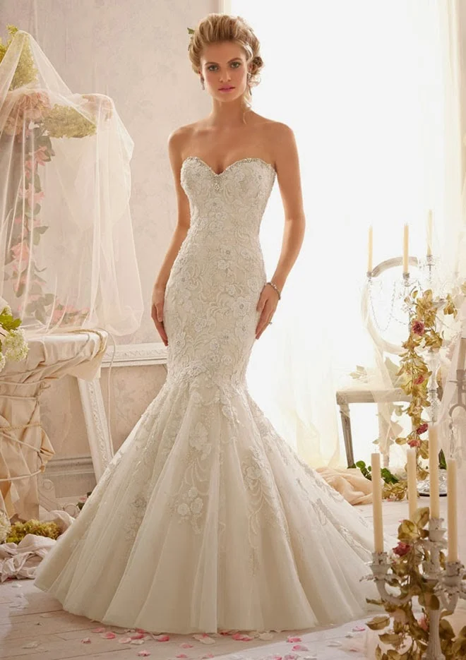 mermaid wedding dress 2015
