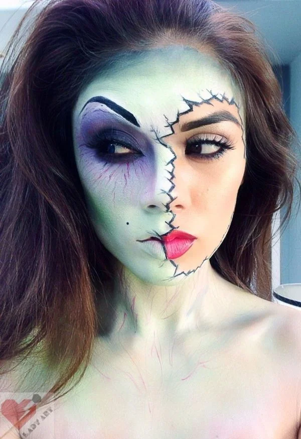 Gorgeous looking Halloween makeup theme