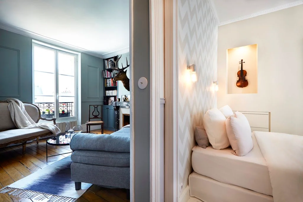 Living Room and Bedroom