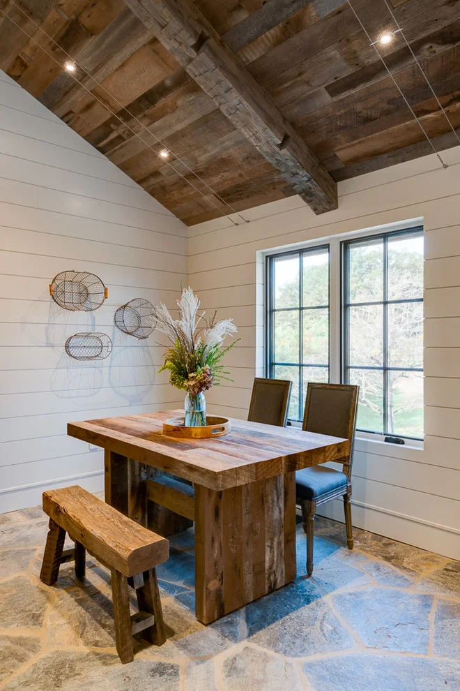 Rustic Reclaimed Wood Dining Table Furniture
