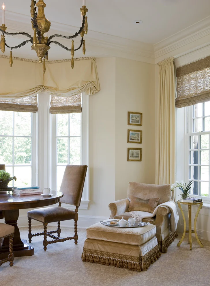 living room window treatment