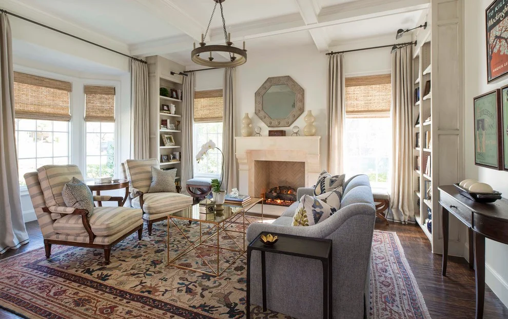 Living Room Rug Decoration Ideas