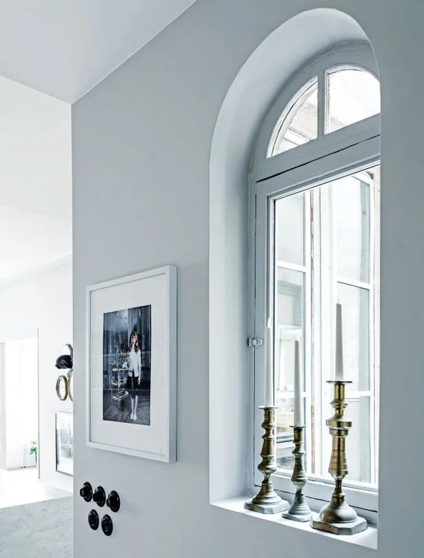 Moroccan brass candleholders Decorate at window