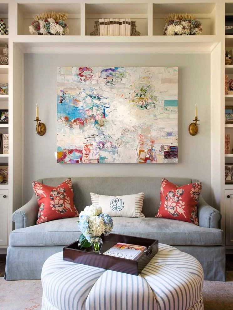 Wall Painting Ideas Behind Sofa