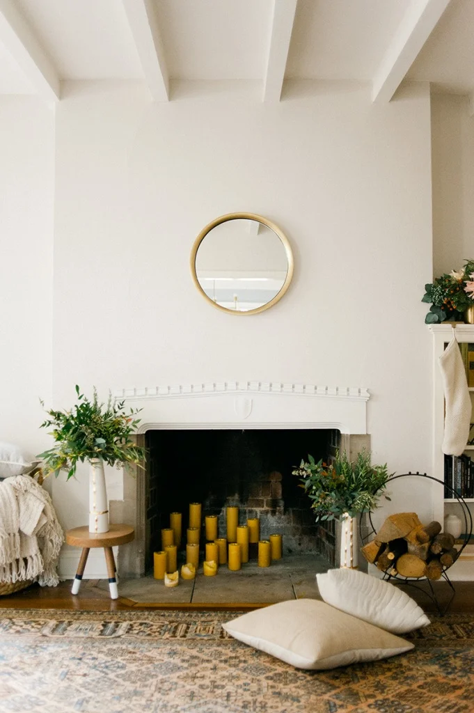 christmas home decor mantels