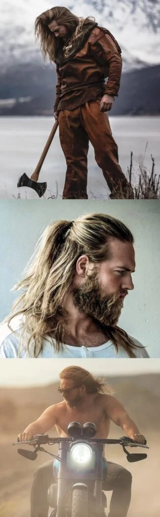 Beard With Gold Hair