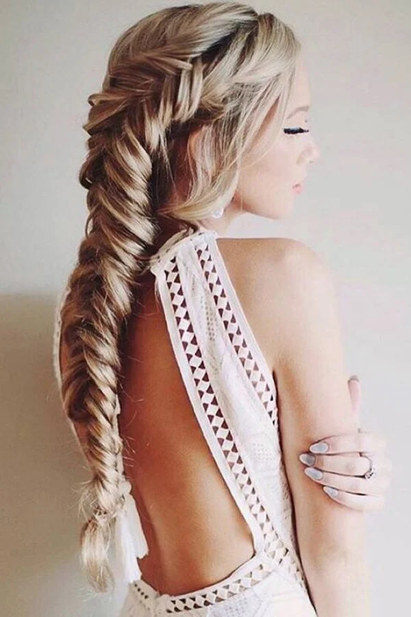 Fishtail Braid Summer Hairstyles