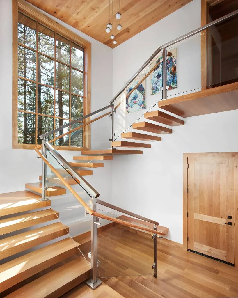 Glass Floating Staircase