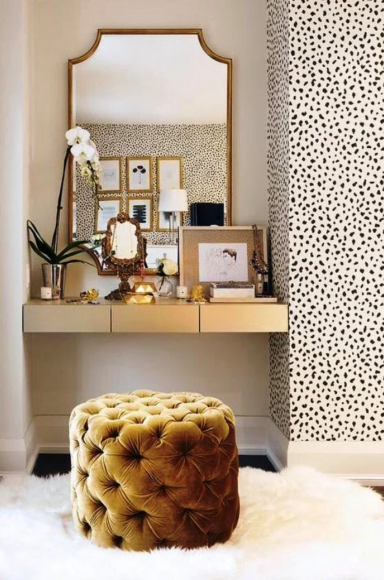 Gold Vanity Mirror