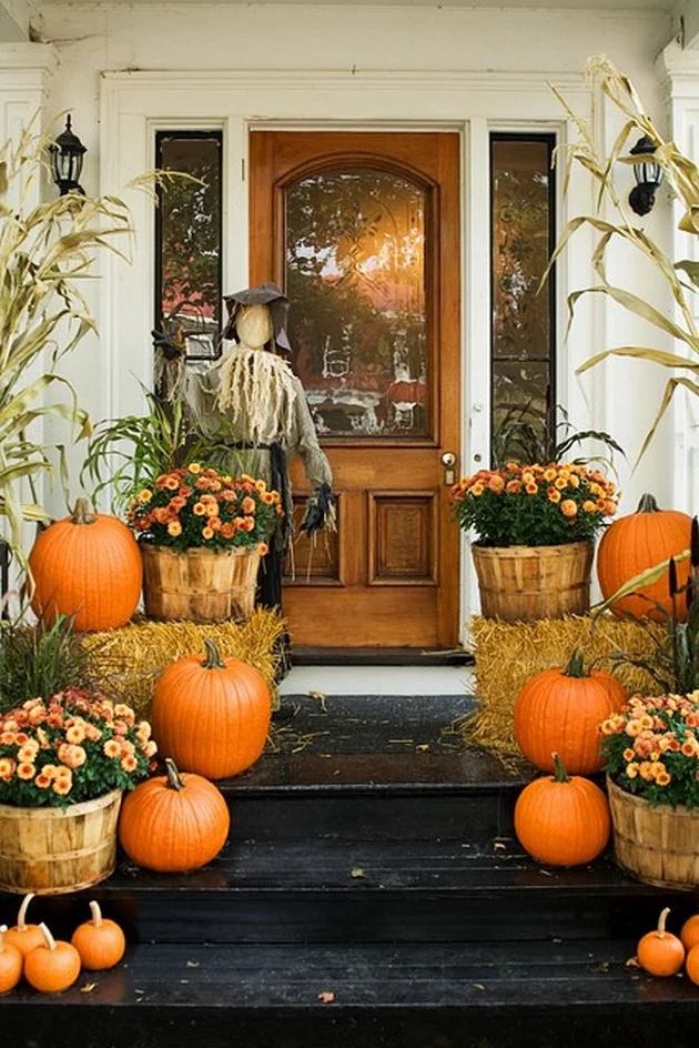 Halloween Rustic Decorations Ideas