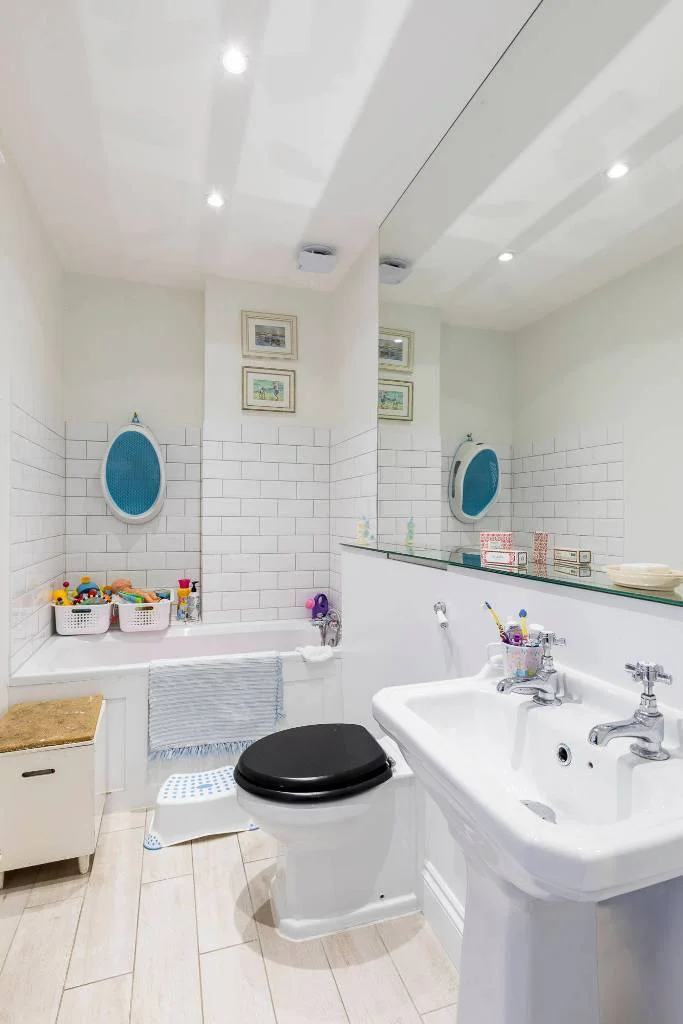 Kids Bathroom Full Wall Bespoke Mirror