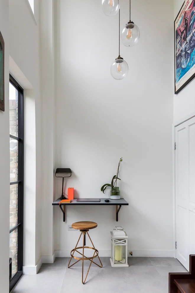 Little Home Office Wood Counter Stool