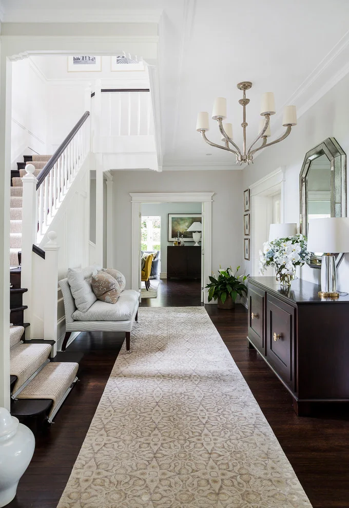 Neo Classic Entryway Staircase