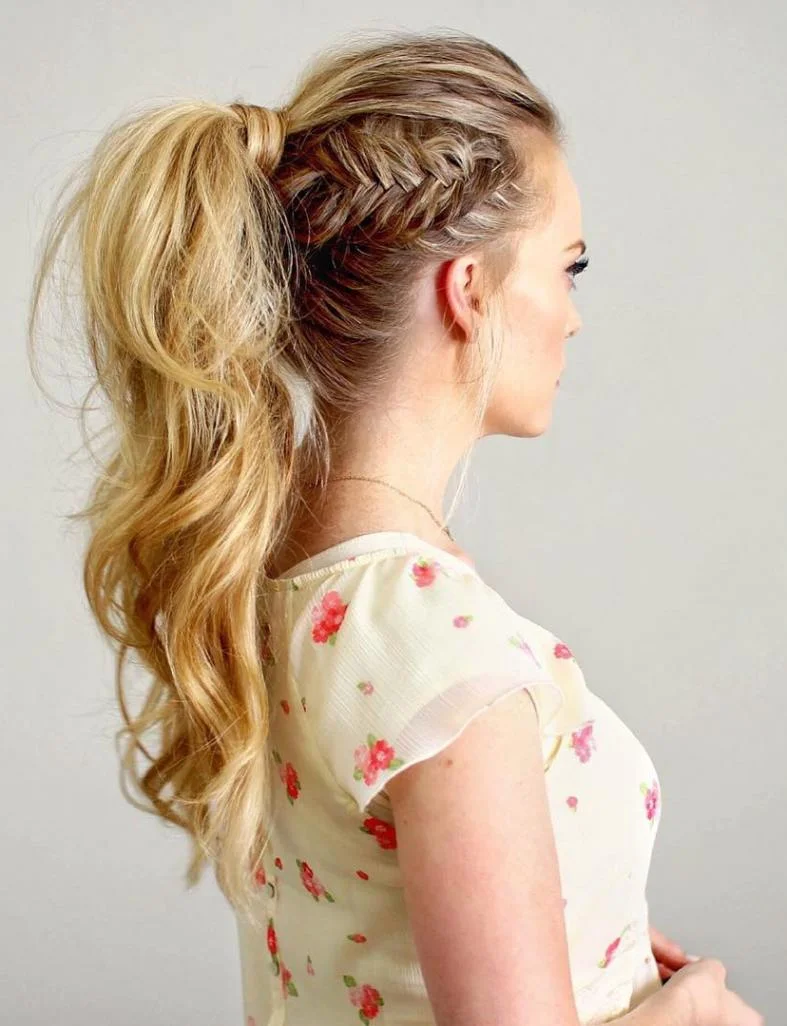 Ponytail Hairstyles For Medium Length Hair