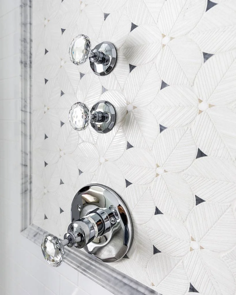 Shning Silver Shower Knobs
