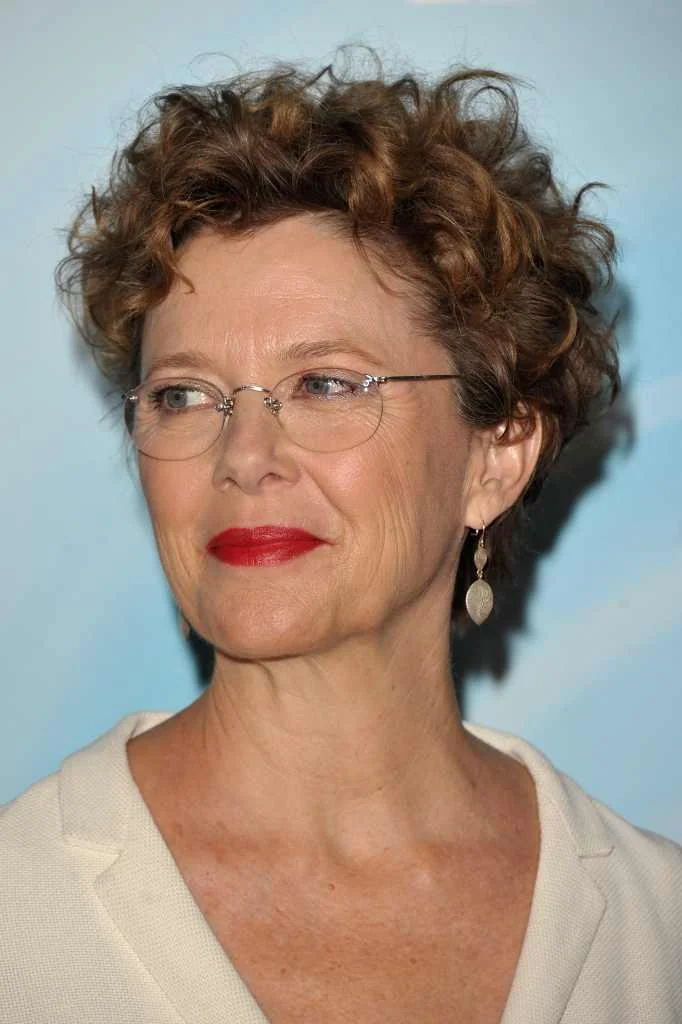 Short Curly Hair With Glasses