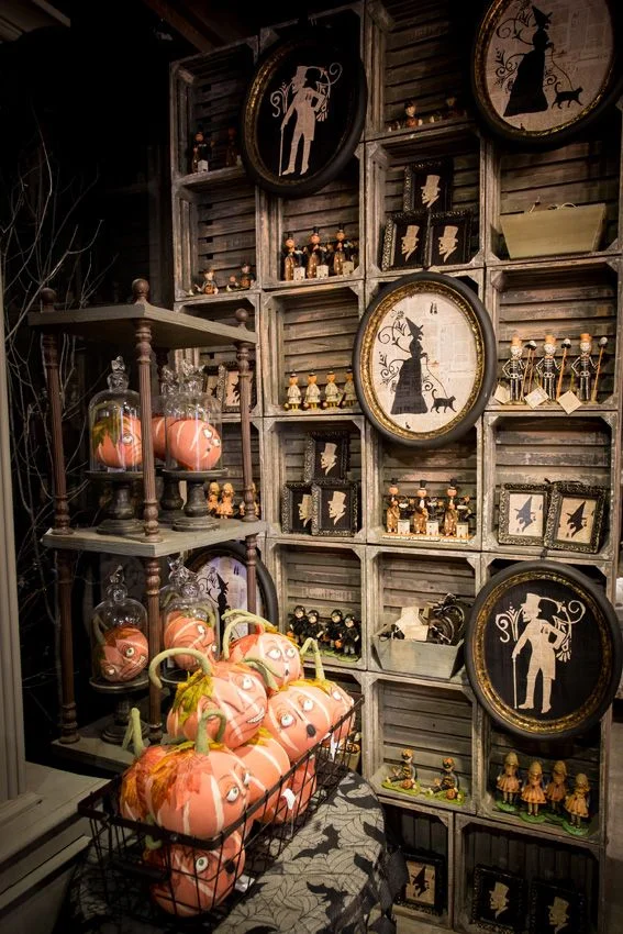 rustic look halloween decorations