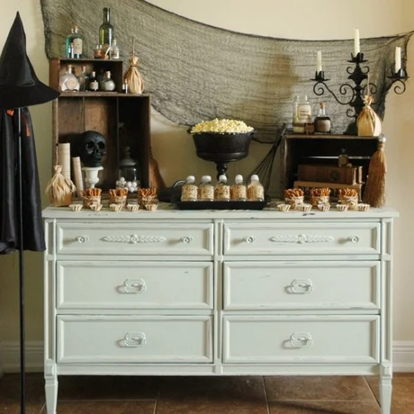 table halloween rustic decorations