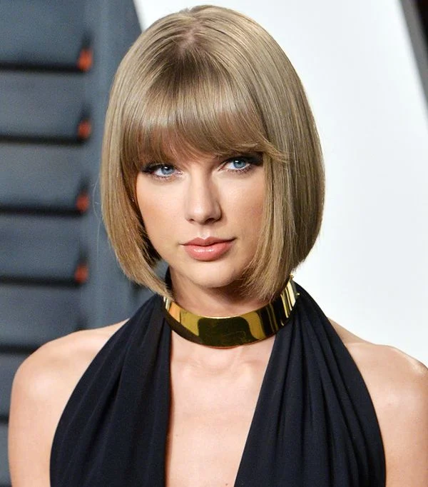 Brown Short Hair Bangs With Bob