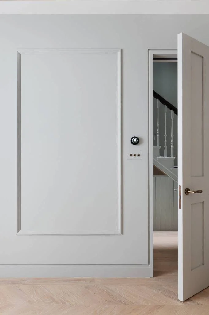 Hallway Off White Wall Wood Floor