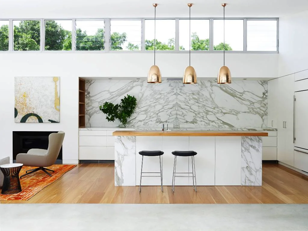 Huge Trendy Open Concept Kitchen