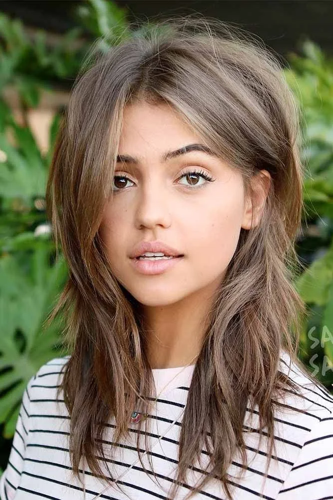 Light Brown Layered Hair For School Girls