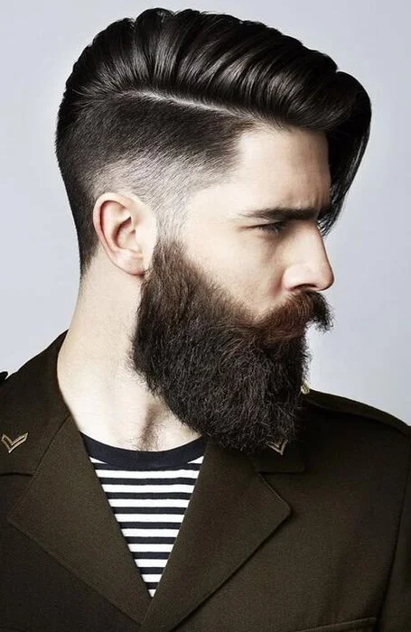 Undercut Fade Side Part