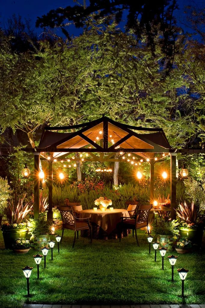 Backyard Lighting Ideas for a Party