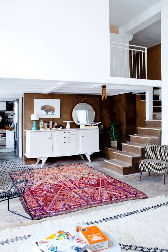 Bohemian Style Small Apartment Living Room