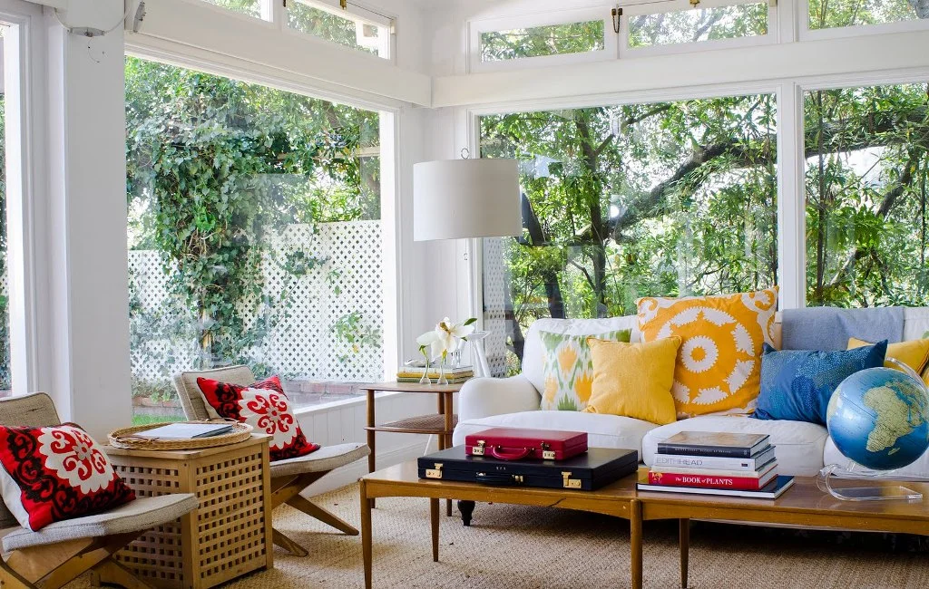 Bright Small Sunroom Interior Design