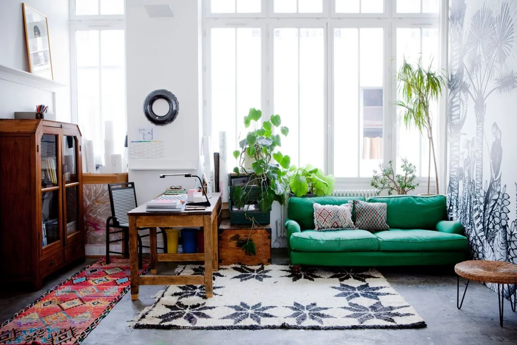 Colorful Bohemian Style Apartment in Paris