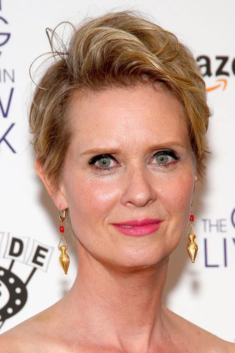 Cynthia Nixon Pumped Up Pixie Cut