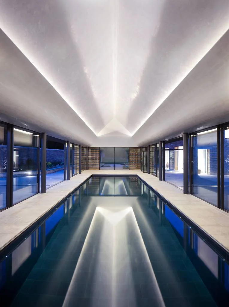 Dark Ceramic Tiles Insane Pool Design