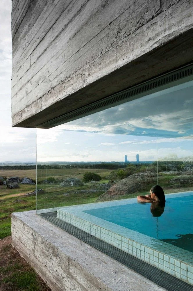 Indoor Pool with Stunning Nature Views