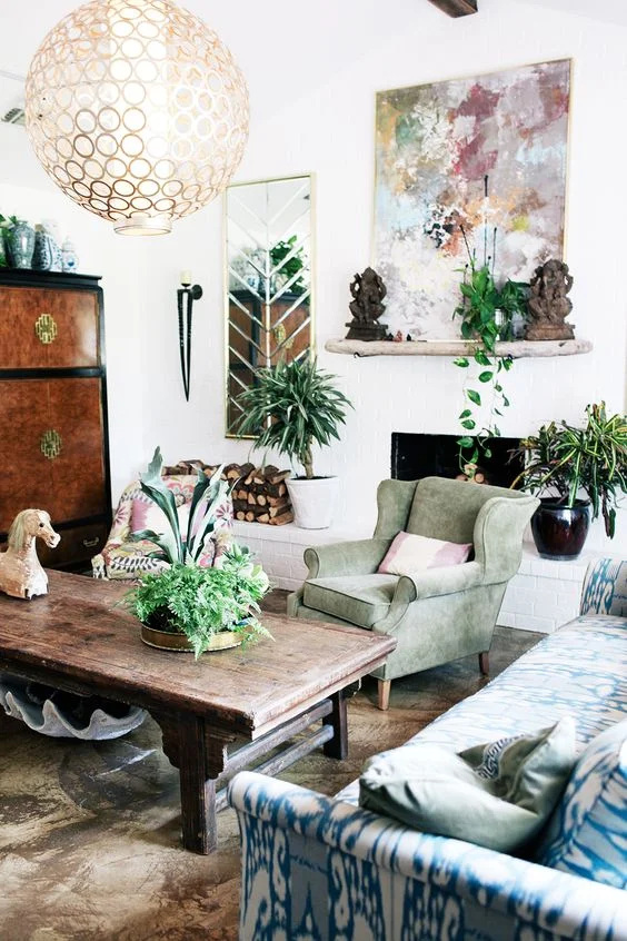 Modern Boho Living Room